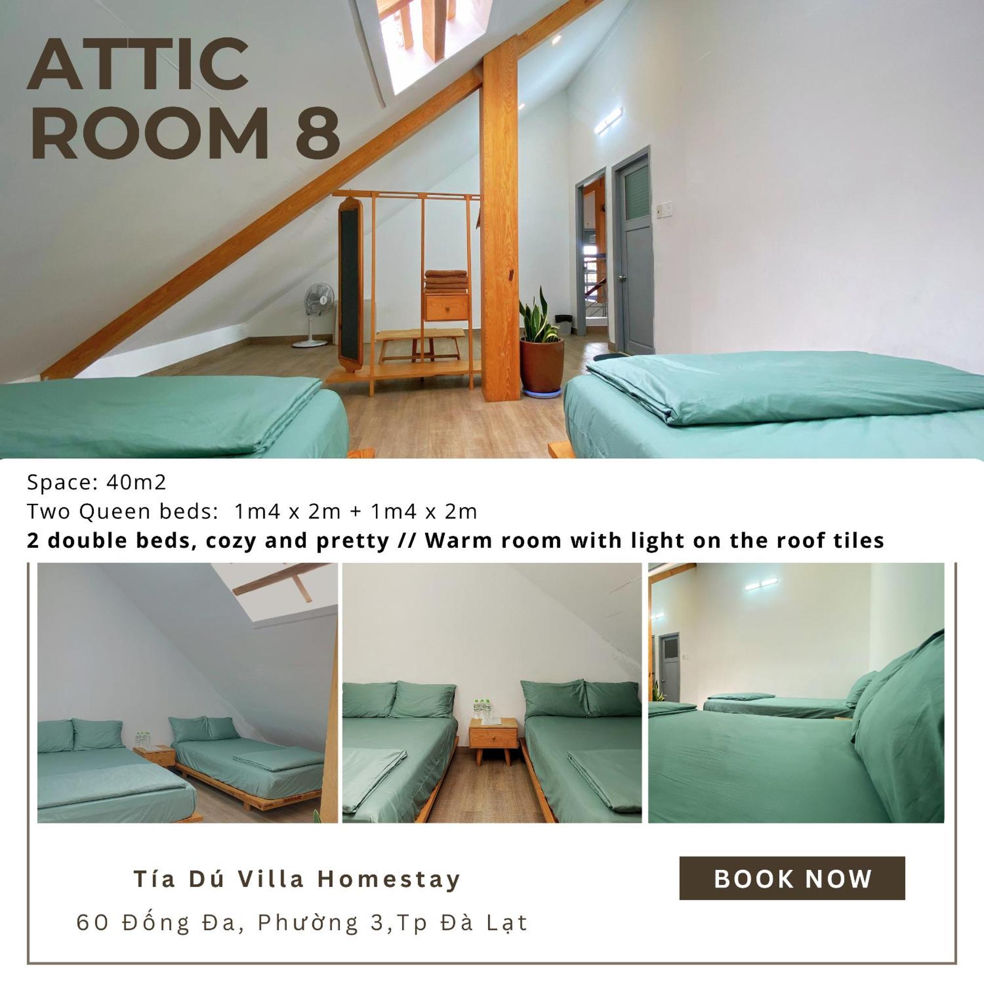 Tia Du Villa Homestay Dalat Eksteriør bilde