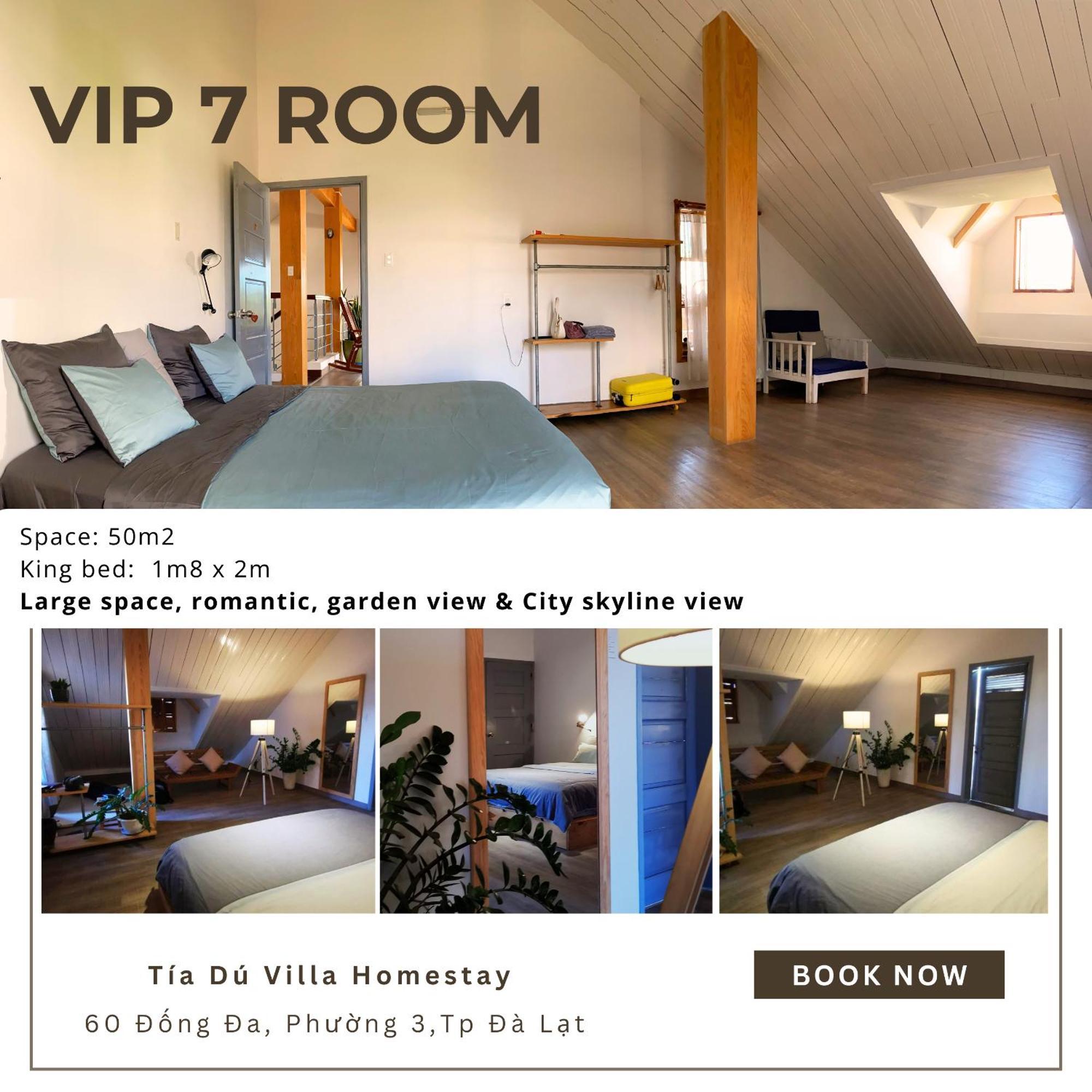 Tia Du Villa Homestay Dalat Eksteriør bilde