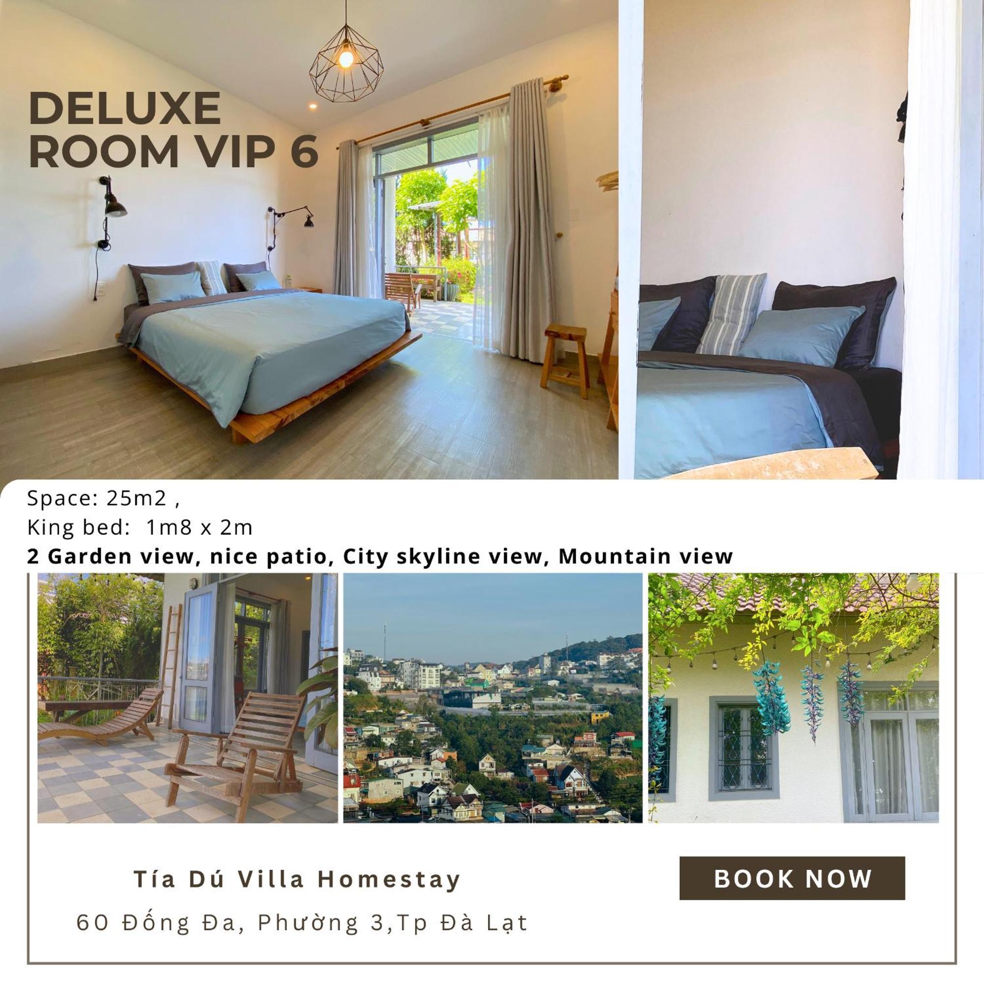 Tia Du Villa Homestay Dalat Eksteriør bilde