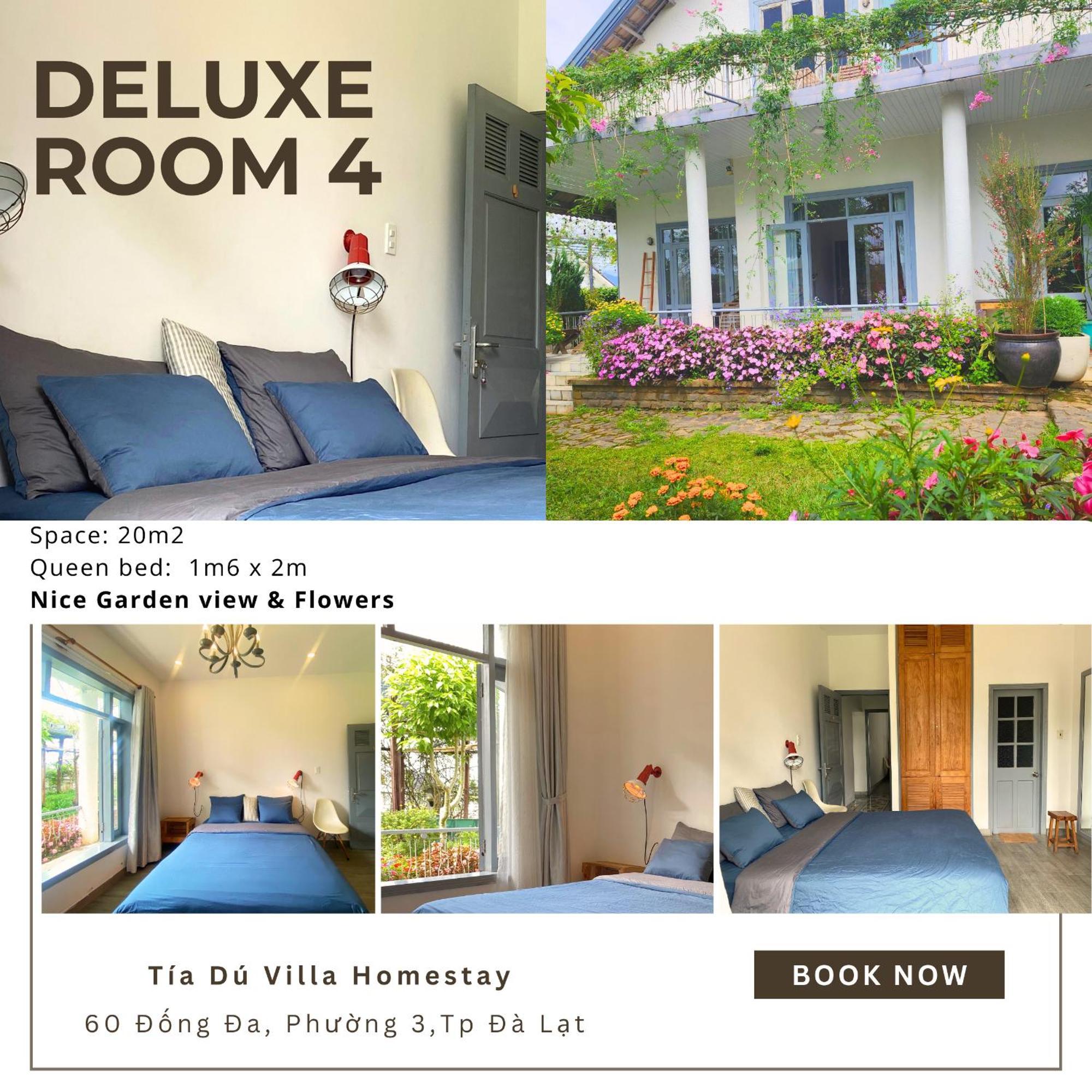 Tia Du Villa Homestay Dalat Eksteriør bilde